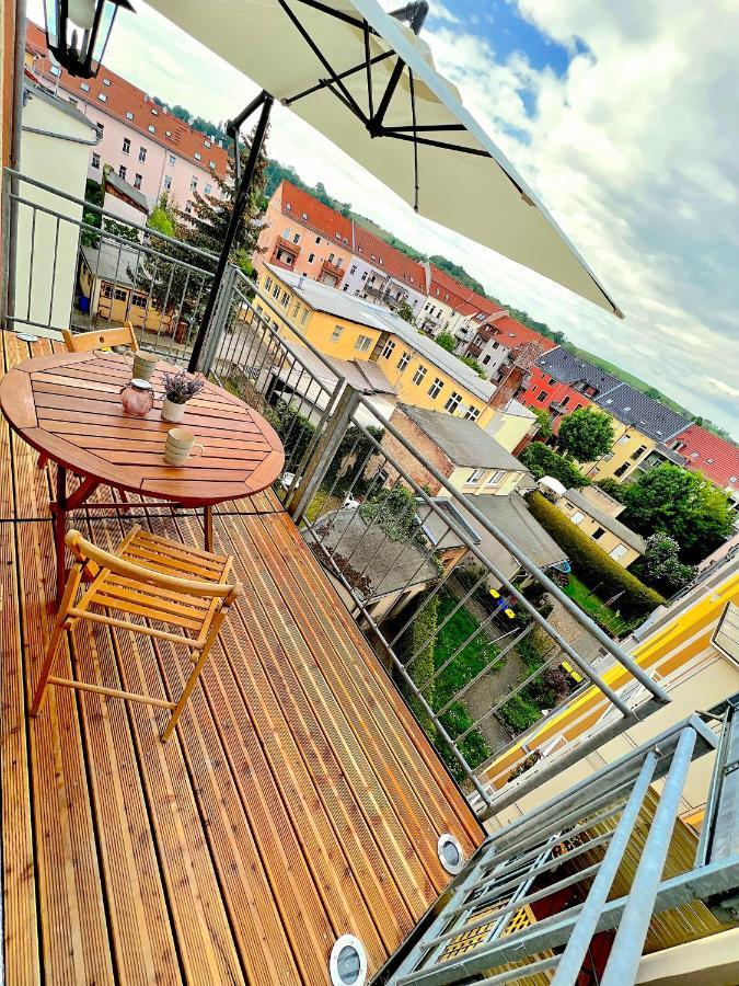 Elbling Apartment Mit Terrasse - Netflix - Parkplatz - Weinbergblick ไมเซน ภายนอก รูปภาพ