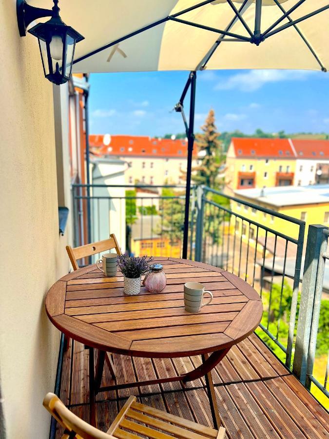 Elbling Apartment Mit Terrasse - Netflix - Parkplatz - Weinbergblick ไมเซน ภายนอก รูปภาพ